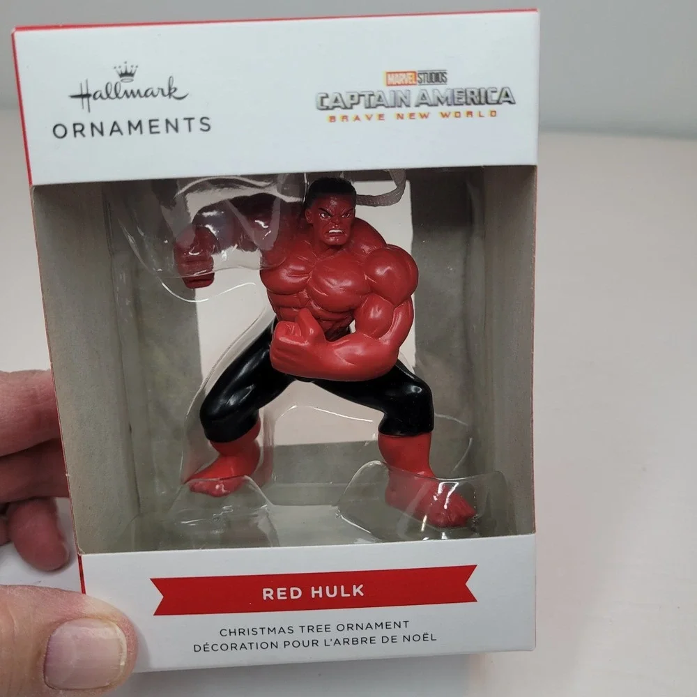 Red Hulk Hallmark Christmas Holiday Ornament Marvel Studios‎ Captain America